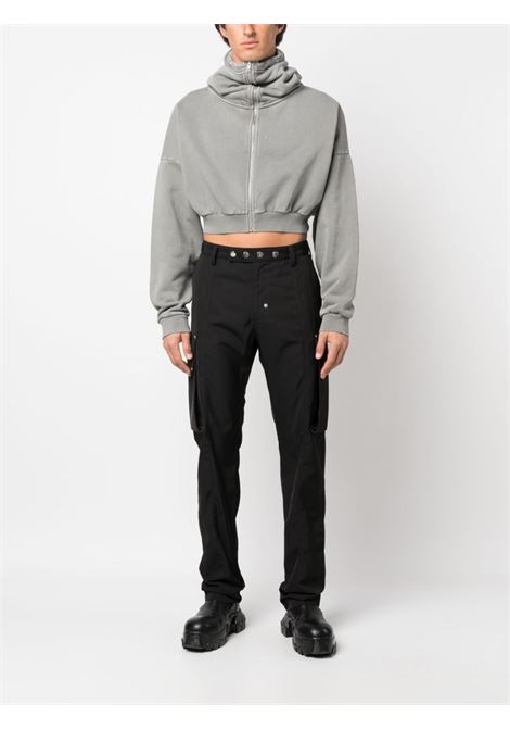 Grey stand-up collar zip-up sweatshirt - ENTIRE STUDIOS -  unisex ENTIRE STUDIOS | ES2156RH